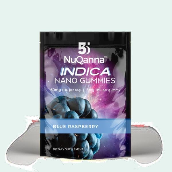 Blue Raspberry Indica Nano Gummies